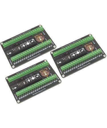 3 x CANADUINO STM32 Screw Terminal Adapter for Blue Pill - Black Pill with Battery Backup and LDO