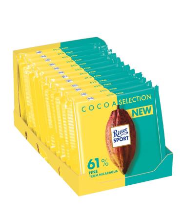 Ritter Sport - Cocoa Selection - 61% Nicaragua 12 x 100G