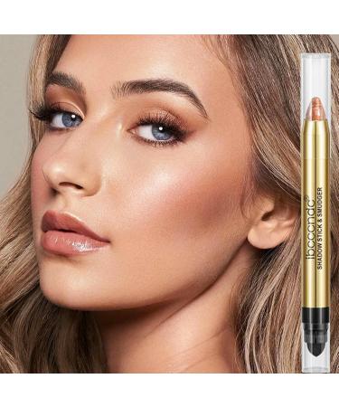 Glitter Eyeshadow Double End Waterproof Eyeshadow Stick - Long Lasting Brightener Eyeshadow Pencil Eye Shadow Highlighter Stick Makeup Tool Frifer 4# - Buy Online on GoSupps.com