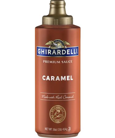 Ghirardelli Caramel Flavored Sauce 17 oz Squeeze Bottle (Pack of 2) - 1.06 Pound - Buy Online on GoSupps.com