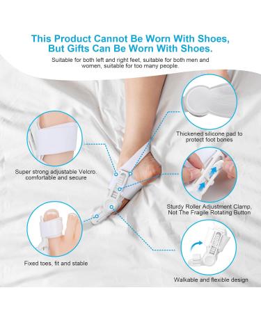 Premium Bunion Corrector for Men & Women | Adjustable Big Toe Alignment & Relief | Orthopedic Splint with Silicone Pad for Left/Right Feet - Buy Online on GoSupps.com