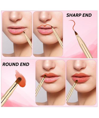 3 Pack Retractable Lip Brushes for Lipstick & Lip Gloss - Travel-Friendly Makeup Brush Set - Buy Online on GoSupps.com