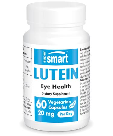 Lutein 20 mg - eye health - supports the visual function - Indian rose extract standardized on 25% free lutein - antioxidant - vegan - GMO -free - supermart