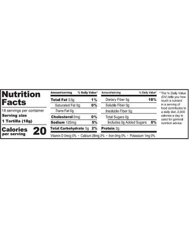 La Banderita Carb Counter Street Taco | 4" Flour Tortillas |Keto 0g Net Carbs |Low Carb | 10.2 oz.| 16 Count (Pack of 4) - Buy Online on GoSupps.com