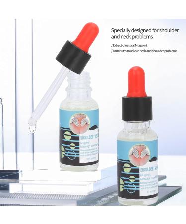 Natural Oil for Neck & Shoulder Pain Relief - Fast Absorbing Massage Oil 20ml - Buy Online on GoSupps.com