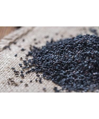 Tasty Pott Organic Black Sesame Seeds Unpeeled I Sesame Seeds I Sesame Seeds I Whole Grains I Vegan Food I Asian Food I Raw Food Quality I In a Bag - Buy Online on GoSupps.com