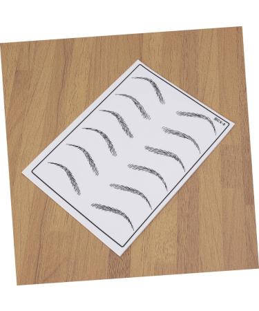 FOMIYES 2pcs Eye Brow Practice Skin Eyebrow Practice Skin Eyebrow Microblading Eyebrows - Buy Online on GoSupps.com