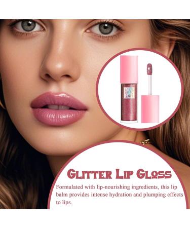 Long-Lasting Shimmering Lip Gloss - Lip Gloss Plumping Effect | Non-Stick Texture with Reflective Particles Perfect for a Luminous Look Going Out Festive Events - Buy Online on GoSupps.com