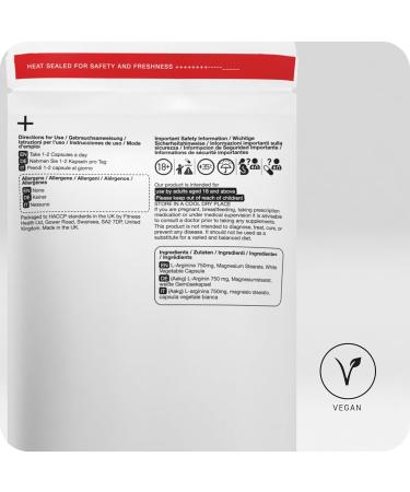 l Arginine AAKG 500mg Capsules Amino Acids Caps by Rapid Strength  - Buy Online on GoSupps.com