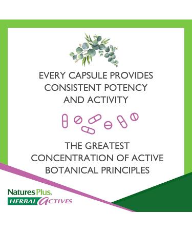 NaturesPlus Herbal Actives Red Yeast Rice 600mg - 120 Vegan Capsules | Cholesterol Support Supplement with Maximum Potency | Vegetarian & Gluten-Free - Buy Online on GoSupps.com