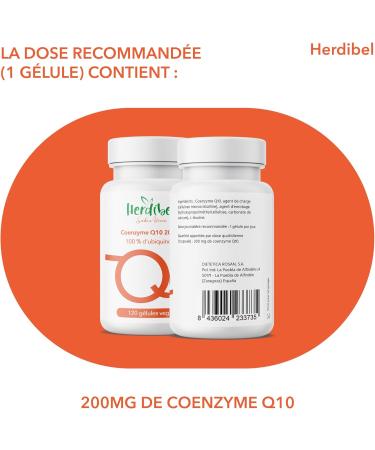 Coenzyme Q10 200mg | 120 Vegan CoQ10 Capsules 100% Pure for 4 Months | Naturally Fermented Q10 | Antioxidant Energy Heart & Immune System | Co Q10 - Buy Online on GoSupps.com
