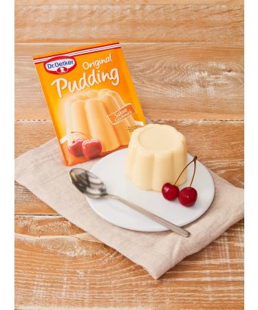 Dr.Oetker Original Pudding Cream Taste - 9 Pack Dessert Powder | Delicious Creamy Pudding Mix for Special Treats - Buy Online on GoSupps.com