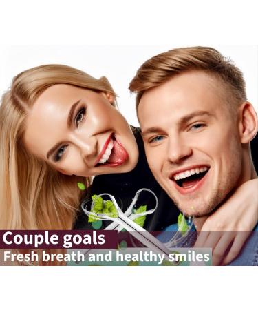 Stainless Steel Tongue Scraper 2-Pack | Travel Cases Included | Fresh Breath & Oral Health for Adults & Kids - Buy Online on GoSupps.com