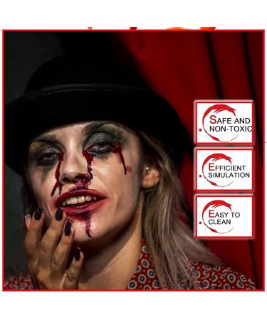 Fake Blood Makeup Spray - Halloween SFX for Zombie, Vampire & Monster Cosplay 2.1oz - Buy Online on GoSupps.com