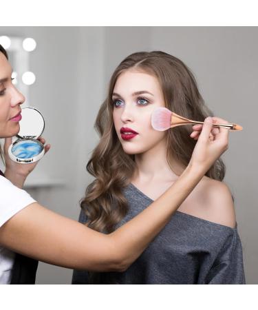 SAVOSWEET Jelly Makeup Fixing Powder Transparent 10g Pressed Powder Compact Powder with Mirror and Powder Brush Round with Random Color Face Powder for Oil Control - Buy Online on GoSupps.com