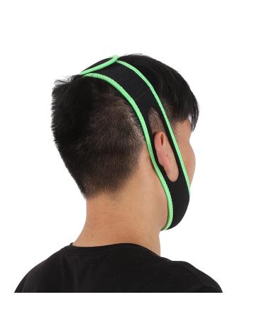 Anti Snoring Chin Strap | Jaw Support Belt for Men | Snoring Solution with Breath Correction | Summer Sleep Essential | Fluorescent Green Edging - Buy Online on GoSupps.com