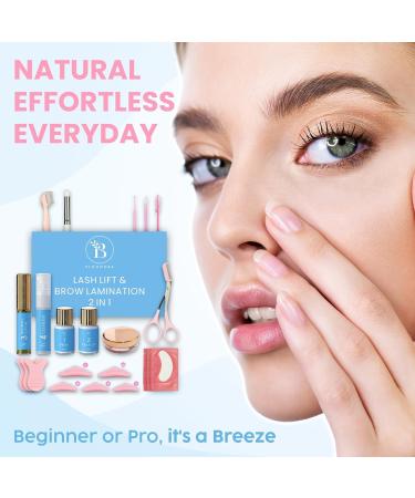 Buy Lash Lift & Eyebrow Lamination Kit - 2-in-1 DIY Home Solution | Lasts 6-8 Weeks | 15 Applications - Buy Online on GoSupps.com