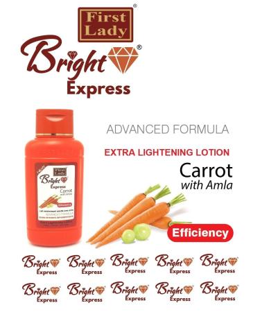 Bright Express Carrot & Amla Skin Lightening Body Lotion 500ml - Best for Radiant Skin | International Shipping - Buy Online on GoSupps.com