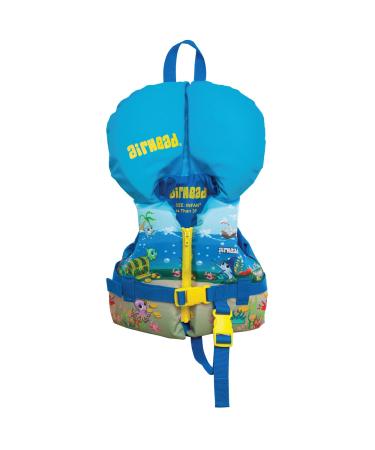 AIRHEAD Treasure Infant and Child US Coast Guard Approved Life Vest Infant Blue