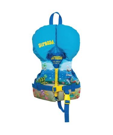 AIRHEAD Treasure Infant and Child US Coast Guard Approved Life Vest Infant Blue - Buy Online on GoSupps.com