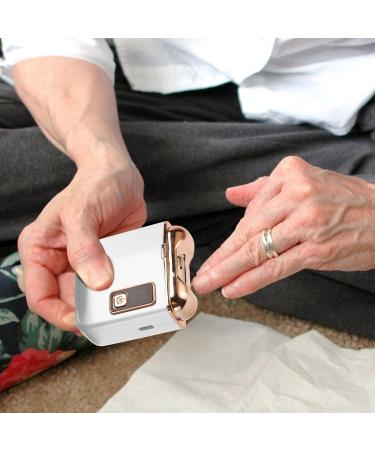 Electric Nail Cutter | Precision Nail Trimmer | Battery Operated Nail Trimmer | Quiet Fingernail Clippers Cutter with 3 Modes and Nail Scraps Storage for Adult Seniors Baby White - Buy Online on GoSupps.com