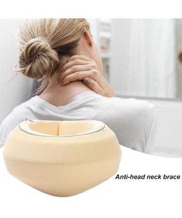 Neck Brace | Soft Adjustable Cervical Collar Soft Foam Neck Brace Cervical Collar Adjustable Support Brace for Sleeping Relieves Neck Pressure and Spine Pressure Yellow - Buy Online on GoSupps.com