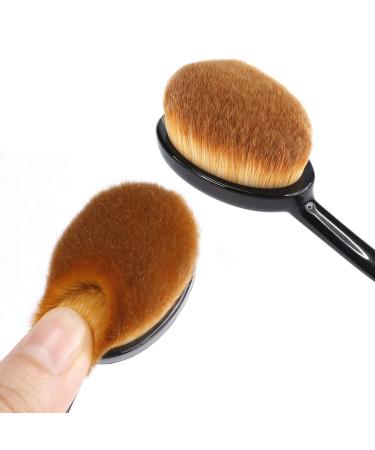 Toothbrush Shape Oval Make-Up Brush Set - 10-Part Beauty Tools for Flawless Application - Buy Online on GoSupps.com
