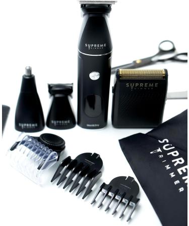 Buy Supreme Trimmer Multigroomer SMG3030 + Solo Foil Shaver Kit | 14PC Wet/Dry All-in-One Beard & Face Trimmer | Ideal for Barbers & Home Use - Fast International Shipping - Buy Online on GoSupps.com
