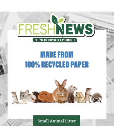 Fresh News Recycled Paper Small Animal Litter Bedding 10L - Eco-Friendly & Absorbent - Buy Online on GoSupps.com