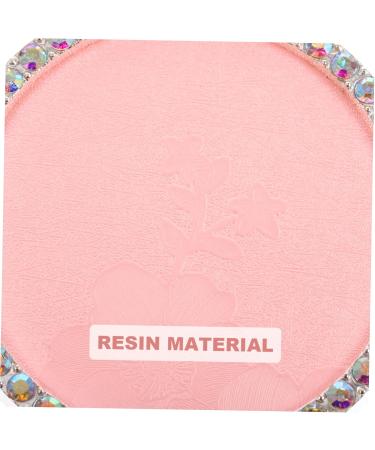 2pcs Makeup Palette - Polish Color Mixing Plate for Nail Art | Nail Gel & Watercolor Mixer | Pink & White 7x7cm - Buy Online on GoSupps.com