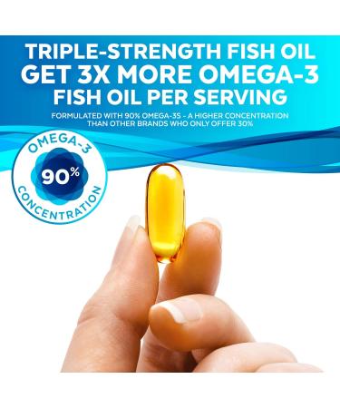 Viva Naturals Omega 3 Fish Oil - 90 Softgels | High Potency Omega-3 Supplement - Buy Online on GoSupps.com