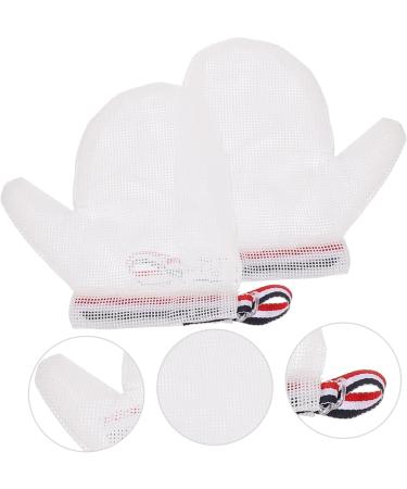 Beaupretty Anti-Eating Gloves for Newborns - Thumb Sucking & Nail Biting Protection | Premium White Nylon for Babies - Buy Online on GoSupps.com
