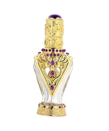 DOITOOL Perfume Bottle Perfume Spray Bottle Dumpling Holder Perfume Dispenser Travel Spray Perfume Sprayer Bottle Pharamoneperfume Mini Purple Dispensing Bottle Glass Alloy