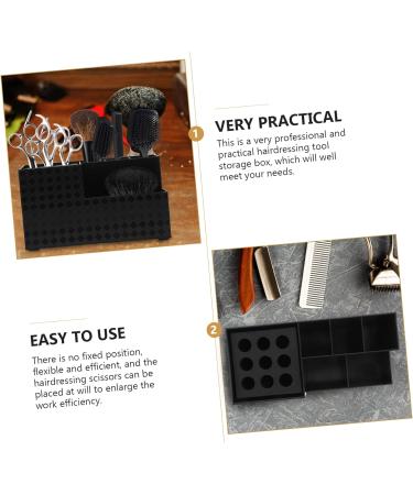 Minkissy Hairdressing Tool Storage Box | Organizer for Scissors Clippers & Combs | Salon Essentials for Hair Professionals - Buy Online on GoSupps.com