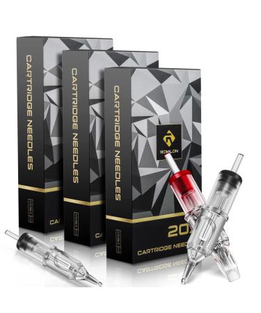 Romlon Tattoo Cartridge Needles - 60Pcs Assorted Standard Sterilized Mixed Tattoo Needles Round Liner/Round Magnum 3RL 5RL 7RL 9RL 7RM 9RM Size for Tattoo Machine Tattoo Kits Tattoo Supplies - Buy Online on GoSupps.com