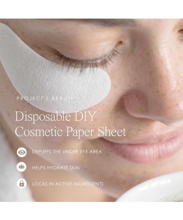 Project E Beauty 1000pcs Disposable DIY Eye Masks | Non-Woven Cosmetic Facial Paper for Spa & Skincare | Perfect for Toner Serum Lotion Application - Buy Online on GoSupps.com