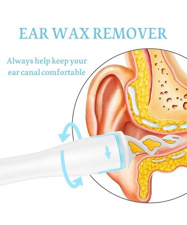 Q-Grips Earwax Remover Spiral Tool with 16 Replacement Heads - Reusable & Washable Silicone Ear Cleaning Kit - Buy Online on GoSupps.com