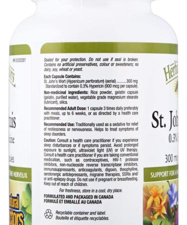 Natural Factors St. John's Wort Extract (300mg) 90 caps - Buy Online on GoSupps.com