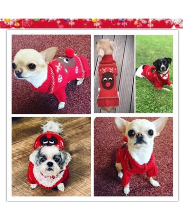 Abrrlo Dog Costumes & Clothes | Cotton Sweaters for Christmas | Winter Knit Pet Sweater | Holiday Party Gifts for Dogs - Buy Online on GoSupps.com