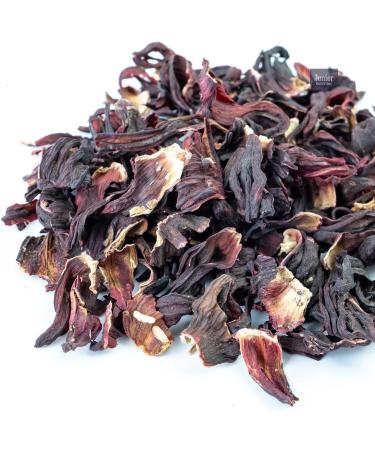 Dried Hibiscus Flowers - Mixed Quarters - 50g Loose Leaf Tea - Buy Online on GoSupps.com