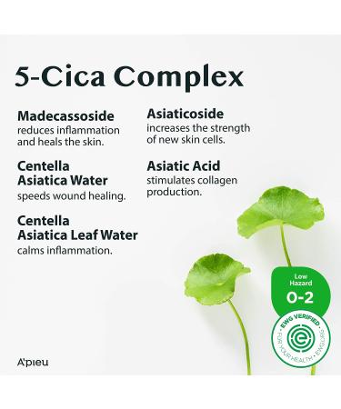 A'PIEU Madecassoside 2X Cream 1.69 fl oz - For Combination & Blemish-Prone Skin, Soothes Dryness, Sun Damage, Dark Spots - Centella Asiatica Formula - 1.69 Fl Oz - Buy Online on GoSupps.com