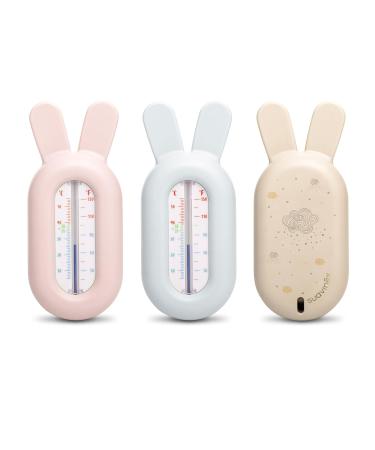 Buy Suavinex Baby Bath Thermometer - Mercury-Free Precise Water Thermometer with Color Scale Robust & Easy to Use - Dreams Pink - International Shipping Available - Buy Online on GoSupps.com