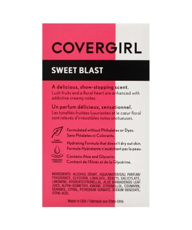 COVERGIRL Sweet Blast Eau de Toilette 2.0 Fl Oz 2 Fl Oz (Pack of 1) - Buy Online on GoSupps.com
