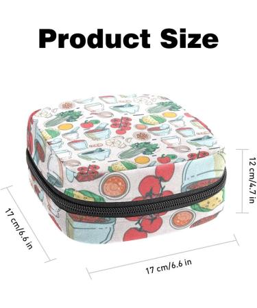 Shop Women's Portable Period Kit | Colored Vegetable Storage Bags - Perfect for Girls - Buy Online on GoSupps.com