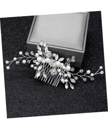 FRCOLOR 3 Pieces Hair Comb for the Bride Tiara Bridal Hair Comb Bridal Comb Crystal Headwear Accessories Banquet - Buy Online on GoSupps.com