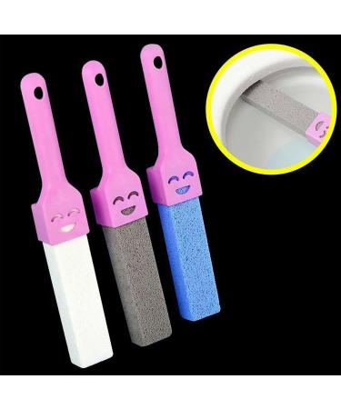 Pumice Stick for Toilet Cleaning | Safe Harmless Scouring Stick Stain Removal Pumice Stone | Household Cleaning Accessories Toilet Bowl Cleaner Comfortable Grip for Toilet Lambo - Buy Online on GoSupps.com
