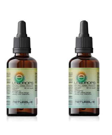 Two bottles bundle of UTI E Drops. UTI E-Drops All Natural Treatment for Urinary Tract Infection. Also offered as single bottle.