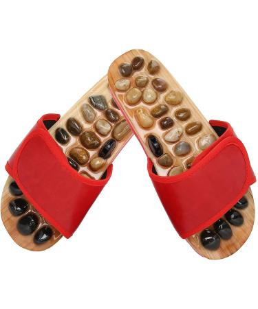 Fdit Acupressure Foot Massage Slippers - Pain Relief Tool for Arthritis & Stress Relief - Size 39-40 - Buy Online on GoSupps.com