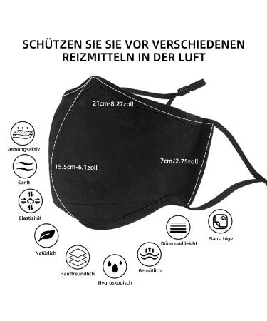 Ansta 5-Piece Reusable Fabric Masks | High-Quality Washable Cotton Face Cover for Unisex | Breathable Comfort & Active Protection - Buy Online on GoSupps.com