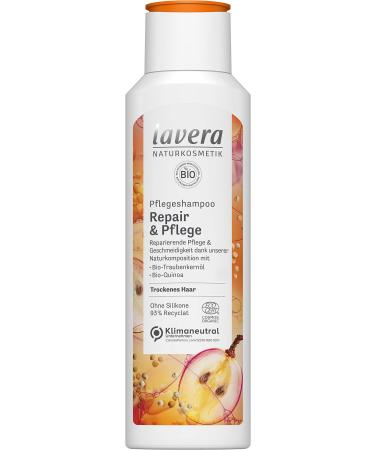 Lavera Pflegeshampoo Repair & Pflege Haarshampoo Trockenes & Strapaziertes Haar 250 ml
